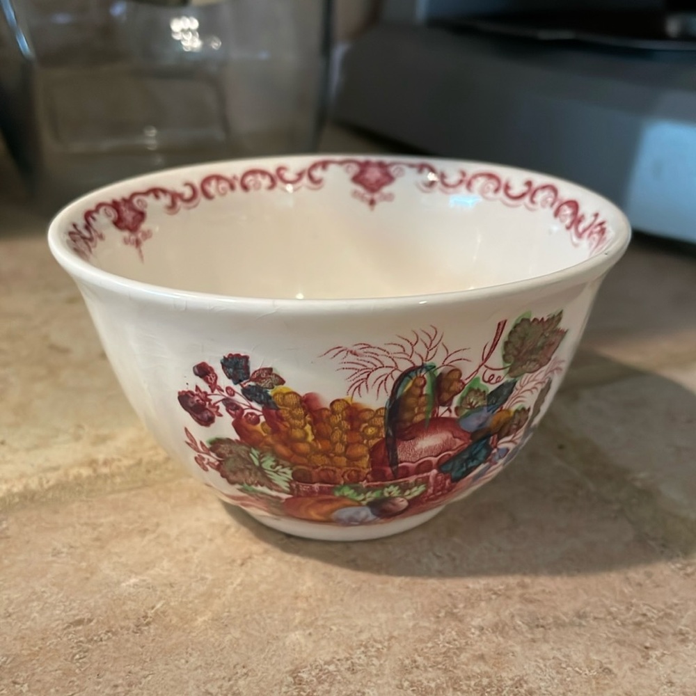 Mason’s Fruit basket petite berry salad soup bowl England